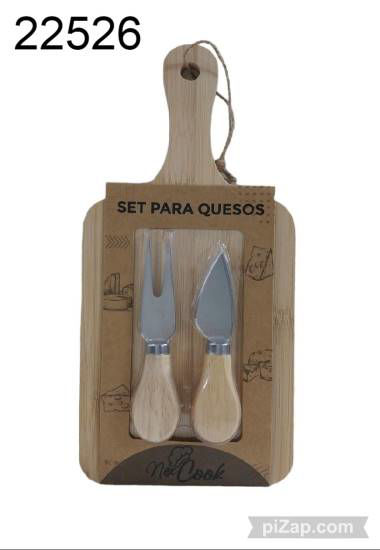 Imagen de TABLA C/SET PARA QUESO 29 X 14CM 12.24